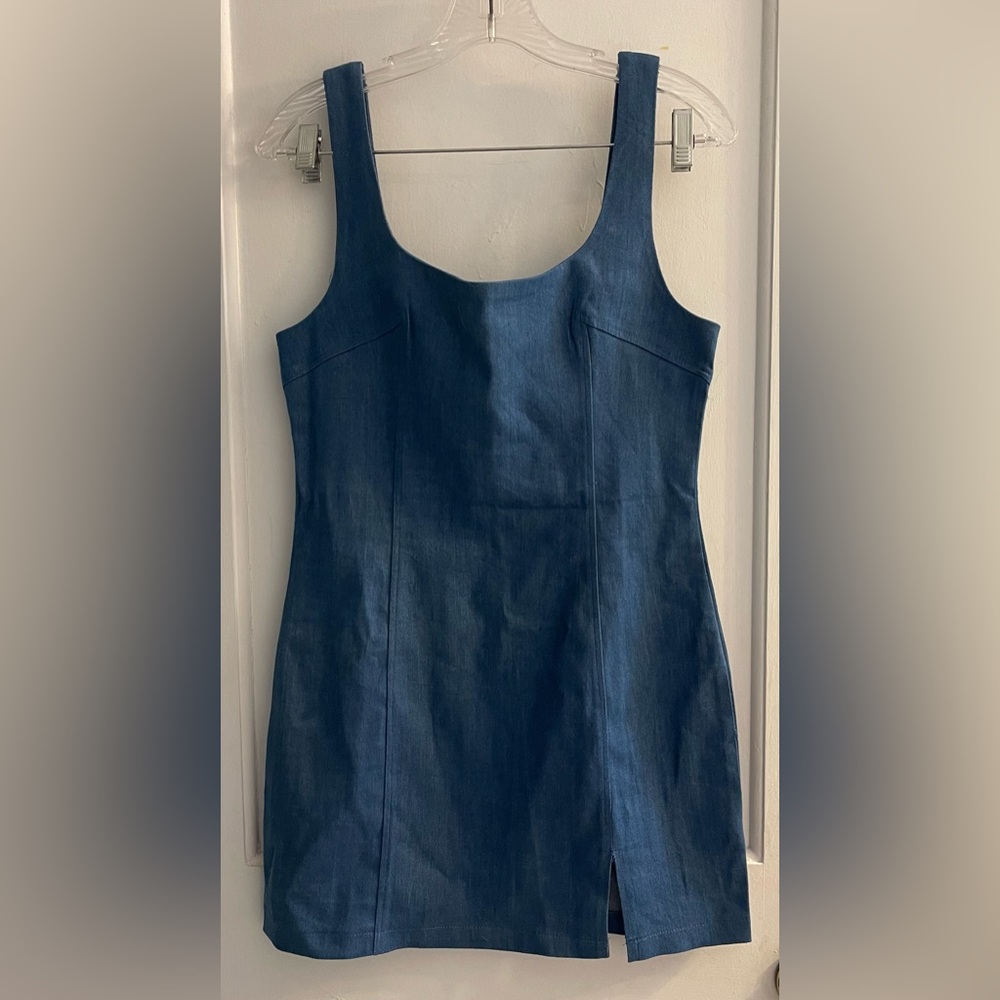 Mable Blue Denim Mini Dress Size Medium